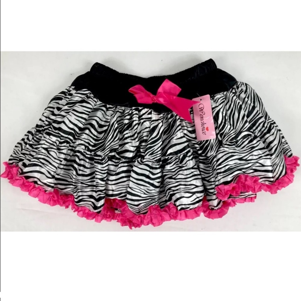 Wenchoice Tutu Black/Pink/white size XL NWT
